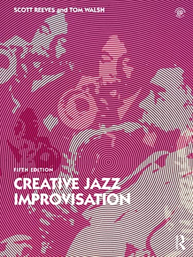 Posterized jazz musicians with a pink overlay and circular ripple effects.