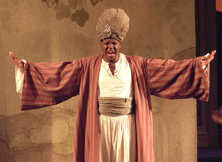 Quincy Roberts performing in 'The Abduction from the Seraglio.'